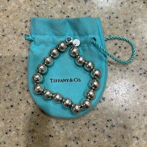 Tiffany & Co 10mm Sterling Silver Ball Bead Bracelet